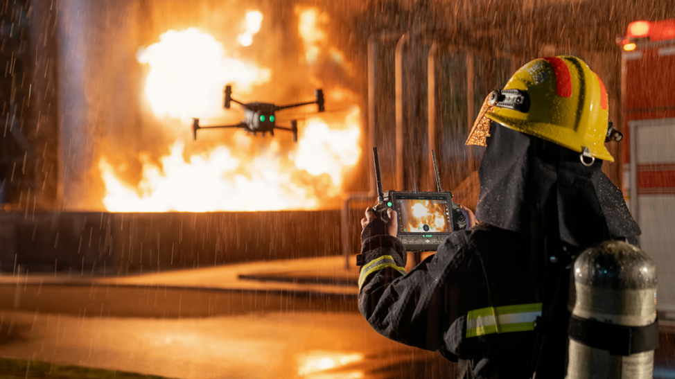 thermal drones for fire detection