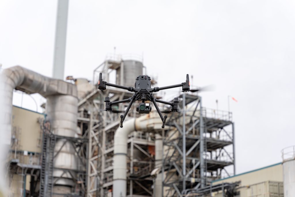 drones operations in oil and gas